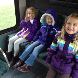 kids on the bus
